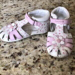 Geox Leather Girl Sandals Size 65
